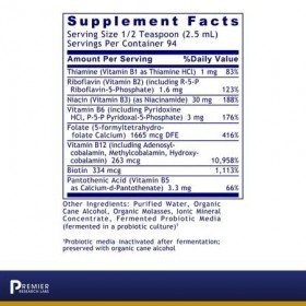 Premier Max B-ND 8 FL OZ, soutien dynamique du foie, de lénergie, du cerveau et de lhumeur