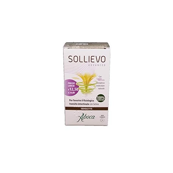 Aboca Sollievo Advanced Integratore Alimentare Transito Intestinale 90 Tavolette