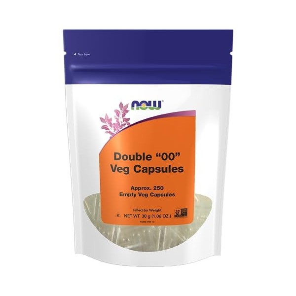 NOW Veg Capsules 00 Veg. Non-Gelatin 250s