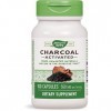 Natures Way Charbon actif, 280  MG 100  capsules 