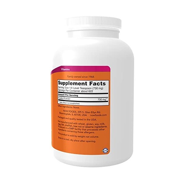 Now Foods 100% Pure Inositol Powder, Powder 1 lb