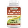 Best Naturals Chromium Picolinate 1000 mcg Tablet - Supports Healthy Blood Sugar Levels, 240 Count