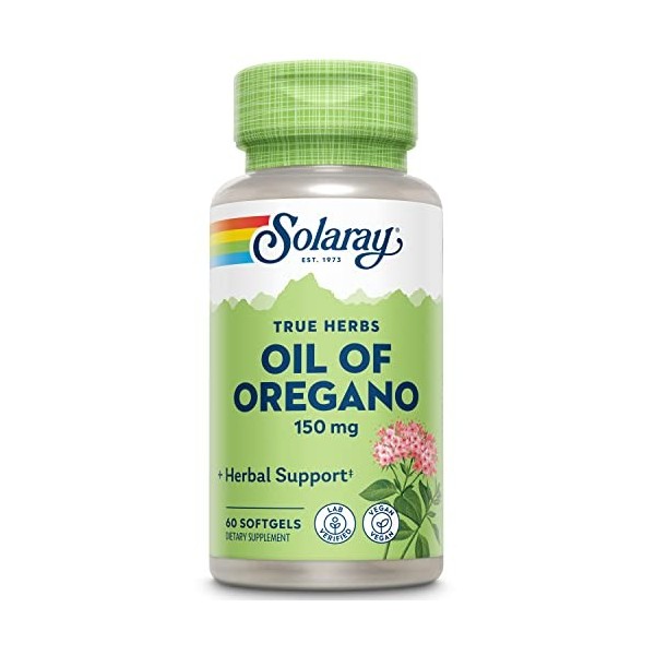 Solaray Oil of Oregano 150mg 60 Capsules