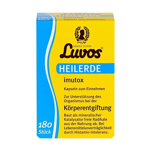 Luvos Heilerde imutox Kapseln Körperentgiftung, 180 pc Capsules