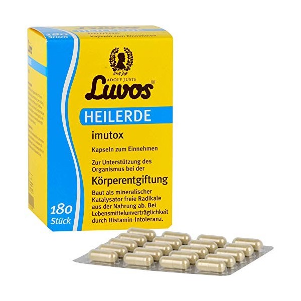 Luvos Heilerde imutox Kapseln Körperentgiftung, 180 pc Capsules