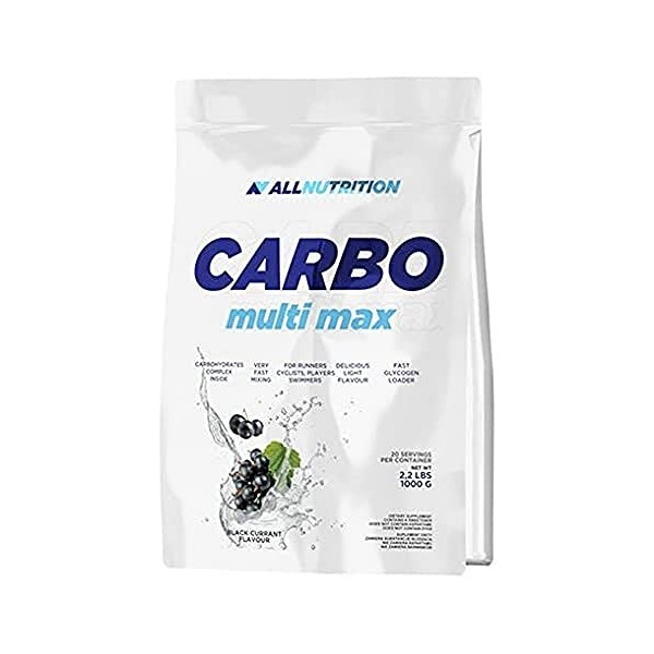 All Nutrition Carbo Multi Max Poudre Complexe DHydrates de Carbone Curant Noir