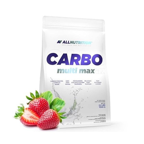 ALLNUTRITION Carbo Multi Max Carbohydrate Dietary Supplement Augmente lendurance du corps pendant les longues séances dentr