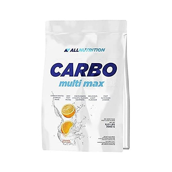 All Nutrition Carbo Multi Max Poudre Complexe DHydrates de Carbone Fraise