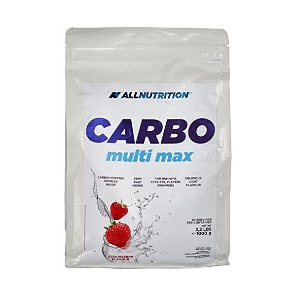 All Nutrition Carbo Multi Max Poudre Complexe DHydrates de Carbone Fraise