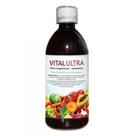 Vital Ultra, concentré de micronutriments avec des vitamines, des minéraux, des oligo-éléments, des substances végétales et d