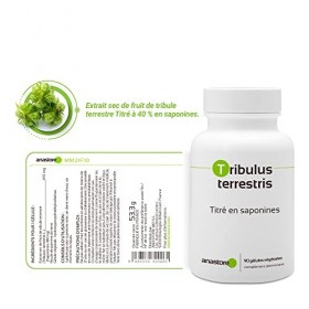 TRIBULUS TERRESTRIS * 470 mg / 90 gélules * Titré à 40% min. en saponines * Energie, Performances sportives, Vitalité