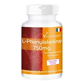 L-Phénylalanine 750mg - 180 Comprimés - végétalien - dosage élevé | Vitamintrend®