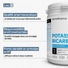 Bicarbonate de Potassium 100% Pur | Résistance à leffort • Contre lacide lactique • Régulateur de pH sanguin • Riche en pro