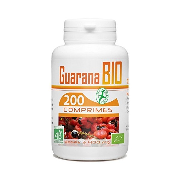 Guarana Bio - 400 mg - 200 comprimés