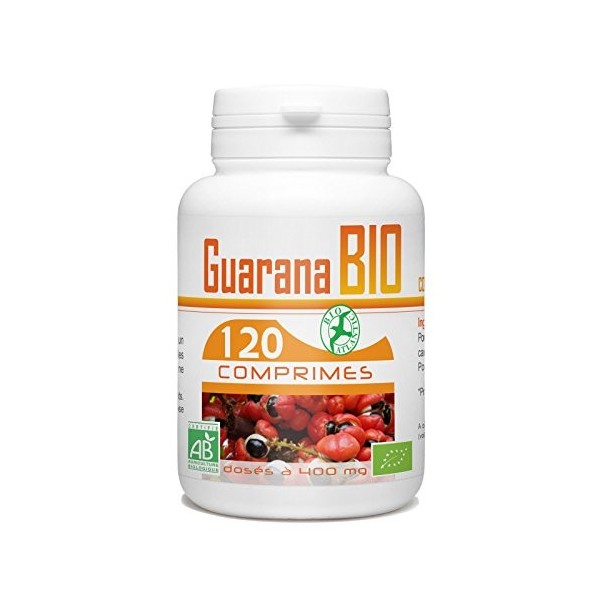 Guarana Bio - 400 mg - 120 comprimés