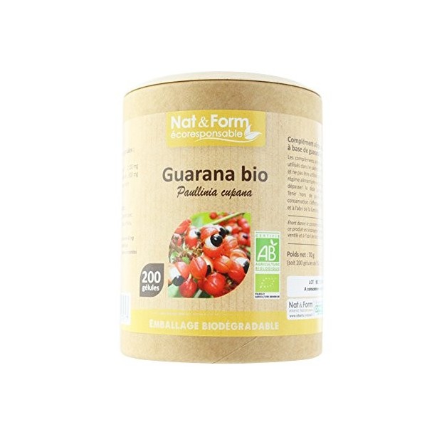 GUARANA BIO 120 capsules Nat&Form