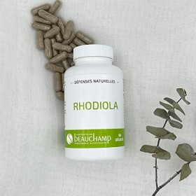 Laboratoire Beauchamp - Complément alimentaire RHODIOLA - 60 gélules - Bien-être mental et physique - Système nerveux - Energ