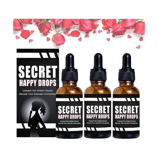 Secret Happy Drops, Oral Drops,Pleasurepeak Oral Drops, Améliorer la sensibilité et le plaisir,Favoriser la relaxation, Augme