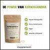 Cupplement | Ashwagandha Capsules 60 Pièces | 500 MG par Capsules Bio | Qualité supérieure