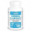 Supersmart - Sodium R-Lipoate 300 mg - Sel de Sodium de l’Acide R-Alpha-Lipoïque - Antioxydant | Sans OGM - 60 Capsules Végét