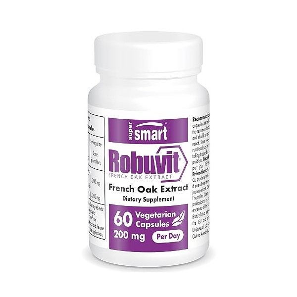 Robuvit ® 100 mg - Contribue à Réduire la Fatigue, Améliorer les Performances Physiques et lHumeur - Extrait de Quercus Robu