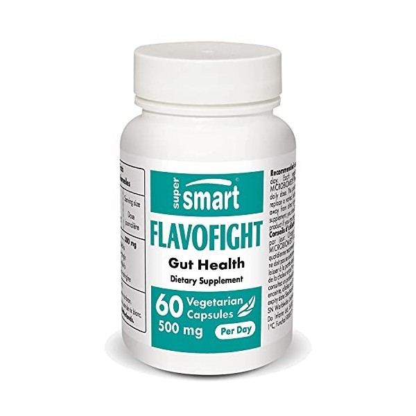 Flavo Fight 250 mg breveté MicrobiomeX® - Contribue à Lutter contre l’Inflammation et à Optimiser le Système Digestif - Fla