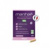 Manhaé - Ménopause Expert BIO - Complément alimentaire ménopause sans hormones - Bouffées de chaleur, fatigue, bien-être - Po