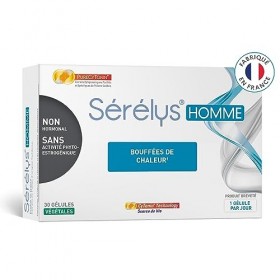 Sérélys HOMME - Complément Alimentaire Bouffées de Chaleur - Fatigue Passagère - Troubles de lAndropause - Non Hormonal, San