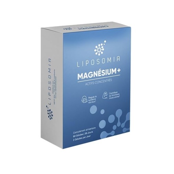 Prescription Nature - MAGNESIUM + LIPOSOMIA - Complément Alimentaire, Fatigue et Système Nerveux - Taurine, Vitamine B6, Magn