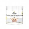 Poudre de D-mannose 200g - avec vitamine B2 riboflavine de notre propre fabrication - 100% pur sans additifs - qualité pharma