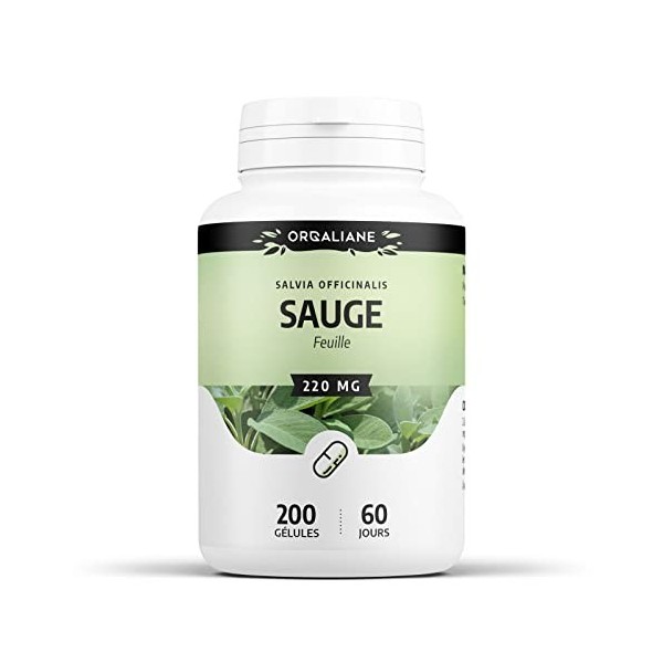 Sauge - 200 gélules à 220 mg