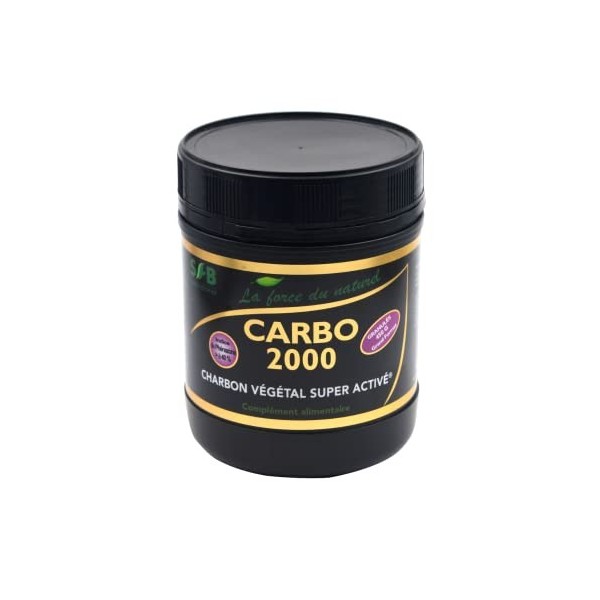 SFB Laboratoires - Charbon Végétal Super Activé en granulés - Carbo 2000 - Idéal pour Cure de Détoxification - 450g