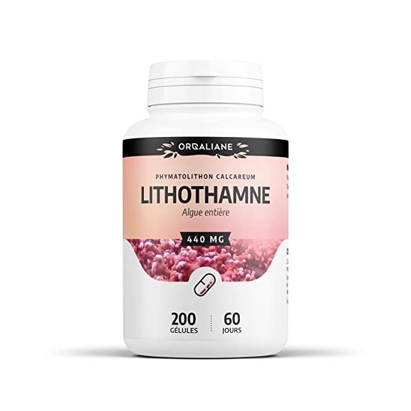 Lithotame Lithothamne 200 gélules 440 mg