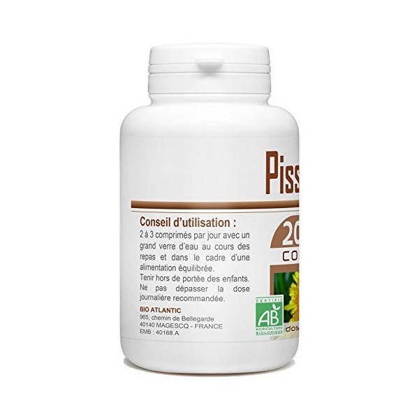 Pissenlit Bio - 400 mg - 200 comprimés