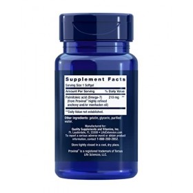 Life Extension Provinal Purificada Omega-7-30 Cápsulas 40 g