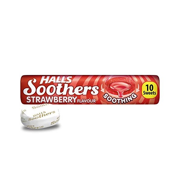 Halls Soothers Lozenges Strawberry 10 by HALLS