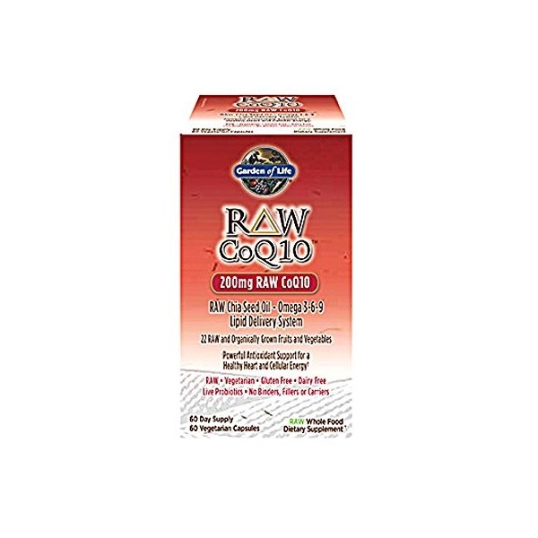 Garden of Life Raw Coq10 60 Gélules Végétariennes