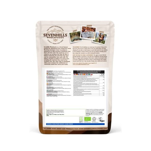 Sevenhills Wholefoods Poudre De Lucuma Bio 1kg