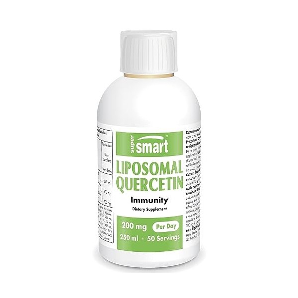 Quercétine liposomale - Solution à boire - Antiallergique & Anti-infections - Haute assimilation - Système immunitaire - Effi