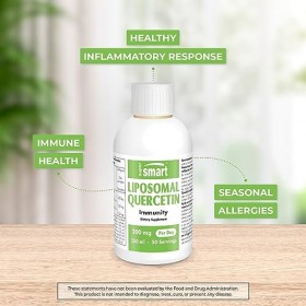 Quercétine liposomale - Solution à boire - Antiallergique & Anti-infections - Haute assimilation - Système immunitaire - Effi