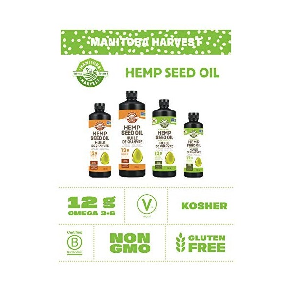 Manitoba Harvest Hemp Seed Oil 946ml