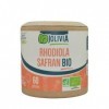 Rhodiola Safran Bio - 60 gélules végétales de 30 mg | Format Gélule | Complément Alimentaire | Vegan | Fabriqué en France