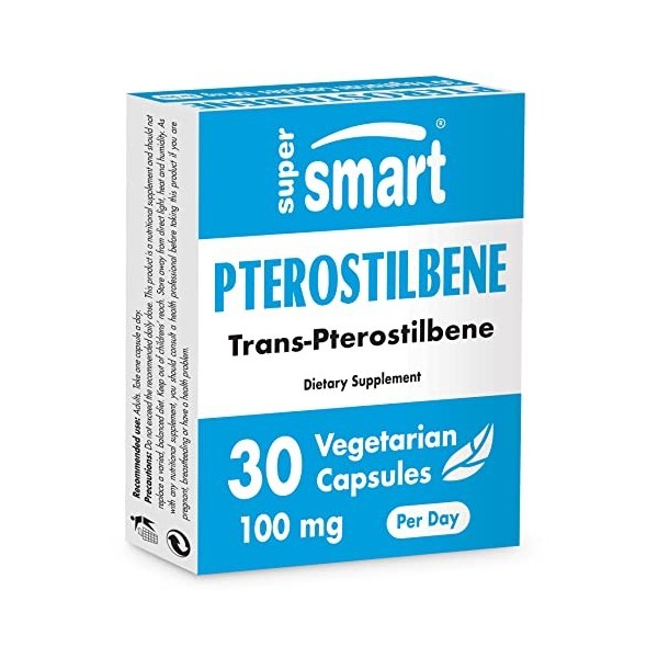 Pterostilbene - pTeroPure® Trans-Pterostilbene - Contribue au Maintien des Capacités Cognitives - Renforce la Santé Cardiov