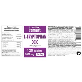 L-Tryptophane 1000 mg par jour - Qualité du sommeil et Endormissement - Précurseur de la Sérotonine, de la Mélatonine, du 5-H