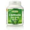 Greenfood L-méthionine, 500 mg, dose élevée, 120 gélules, vegan - acide aminé SANS additifs artificiels, sans organisme génét