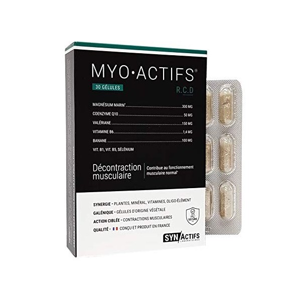 ARAGAN Myo Actifs SynActifs 30 gélules - Lot de 2 boites de 30 gélules 2 