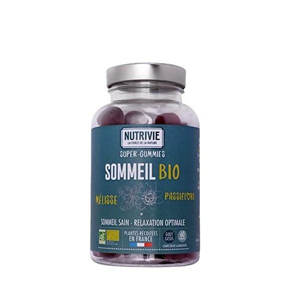 Nutrivie Sommeil Sain Et Relaxation Optimale bio Boite De 60 Gummies