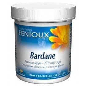 Laboratoires FENIOUX - Bardane Arctium lappa - Boîte de 200 gélules