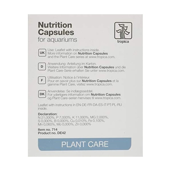 Nutrition Capsules 10 Capsules