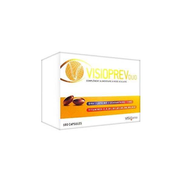 VISUfarma Visioprev Duo 180 Capsules